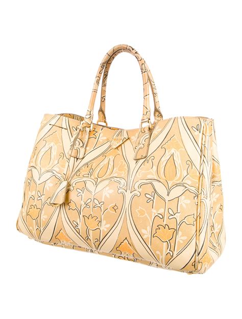 prada saffiano floral print leather tote|prada saffiano leather handbags.